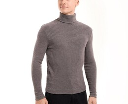 Фото - Мужской гольф Prestige от Pobedov темно-серого цвета - Men box