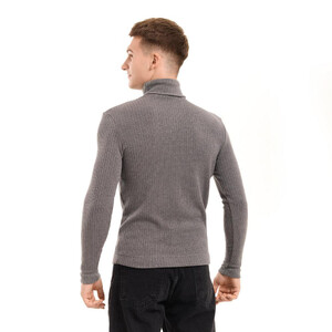 Фото - Чоловічий гольф Prestige від Pobedov темно-сірого кольору - Men box