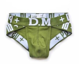 Фото - Нижня білизна бріфи для чоловіків від D.M. у кольорі хакі - Men box