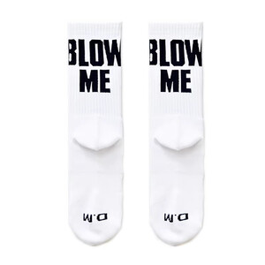 Фото - Спортивные носки BLOW ME Gay для парней D.M. белого цвета - Men box
