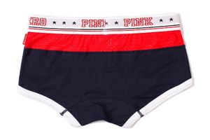 Фото - Темно-сині боксери з червоними вставками Pink Hero - Men box