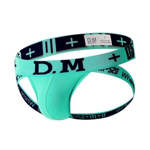 Фото - Сексуальные мужские трусы D.M. джоки бирюзового цвета - Men box