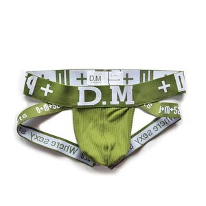 Фото - Мужские трусы джоки от бренда D.M. в цвете хаки - Men box