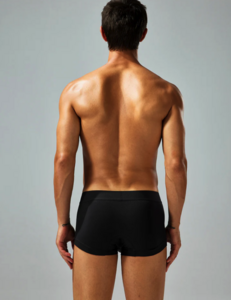 Фото - Мужские хлопковые боксеры Seobean чёрные - Men box