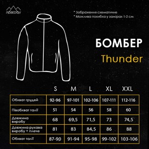 Фото - Базовий осінній бомбер Pobedov Thunder темно-сірого кольору - Men box