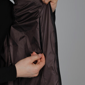 Фото - Мужской шоколадный жилет Pobedov Puffer демисезонный с пуховым наполнителем - Men box