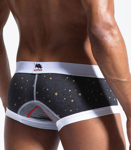 Фото - Сірі боксери з білою гумкою SuperBody - Men box