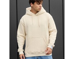Фото - Однотонное утепленное худи Staff milk basic fleece - Men box