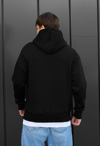 Фото - Повседневное черное худи Staff black oversize fleece - Men box