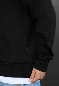 Фото - Повседневное черное худи Staff black oversize fleece - Men box