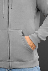 Фото - Повседневное серое худи Staff zip gray fleece - Men box