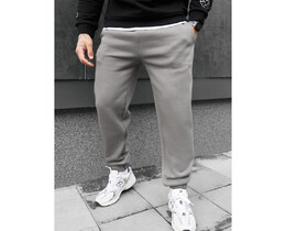 Фото - Зимние спортивные штаны Staff pa gray fleece - Men box