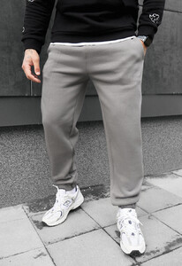 Фото - Зимние спортивные штаны Staff pa gray fleece - Men box