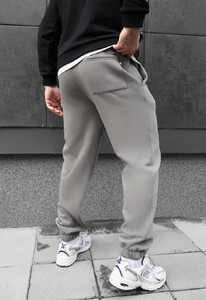 Фото - Зимние спортивные штаны Staff pa gray fleece - Men box