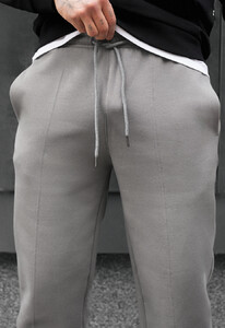 Фото - Зимние спортивные штаны Staff pa gray fleece - Men box