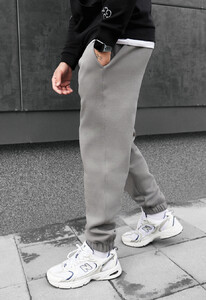 Фото - Зимние спортивные штаны Staff pa gray fleece - Men box