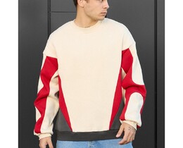 Фото - Яскравий теплий світшот Staff mix oversize fleece - Men box