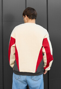 Фото - Яскравий теплий світшот Staff mix oversize fleece - Men box