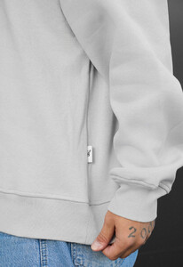 Фото - Зимний оверсайз свитшот Staff light gray oversize fleece - Men box