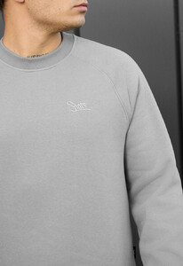 Фото - Теплий світшот Staff light gray logo fleece - Men box