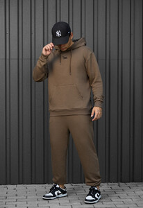 Фото - Спортивний костюм для хлопців Staff fad brown - Men box