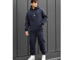 Фото - Чоловічий теплий костюм Staff say navy logo fleece - Men box
