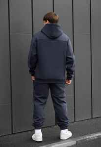 Фото - Мужской теплый костюм Staff say navy logo fleece - Men box