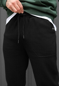 Фото - Зимние спортивные штаны Staff black fleece - Men box