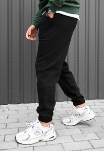 Фото - Зимние спортивные штаны Staff black fleece - Men box