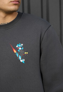 Фото - Серый зимний свитшот Staff cat & mouse fleece - Men box