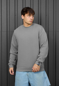 Фото - Теплий світшот Staff gray basic fleece - Men box