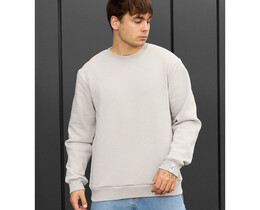 Фото - Теплый свитшот Staff light gray basic fleece - Men box