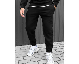 Фото - Зимние спортивные штаны Staff pa black fleece - Men box