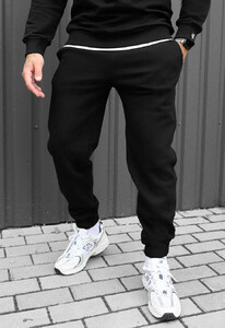 Фото - Зимние спортивные штаны Staff pa black fleece - Men box
