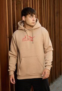 Фото - Зимове худі для чоловіків Staff red logo fleece - Men box