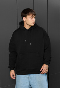 Фото - Теплое худи с принтом на спине Staff fearless oversize fleece - Men box
