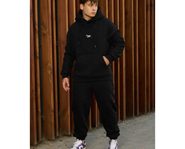 Фото - Чоловічий теплий костюм Staff say black logo fleece - Men box