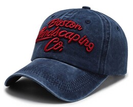Фото - Бейсболка мужская от бренда Narason синяя с лого Boston - Men box