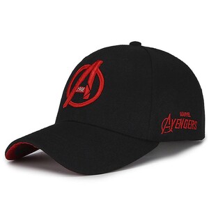 Фото - Бейсболка бренду Narason чорна з червоним лого Avengers - Men box