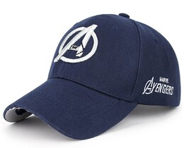 Фото - Бейсболка від бренду Narason темно-синя з лого Avengers - Men box