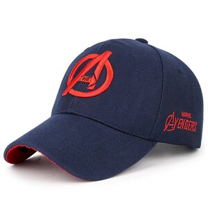 Фото - Кепка Narason темно-синя з вишитим лого Avengers - Men box
