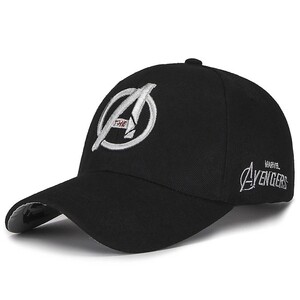 Фото - Бейсболка чоловіча від бренду Narason чорна з лого Avengers - Men box