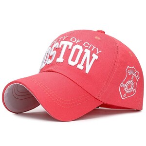 Фото - Жіноча бейсболка Narason червоного кольору з лого Boston - Men box