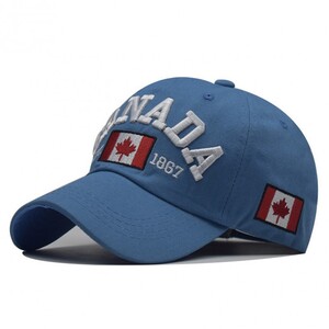 Фото - Молодежная бейсболка Narason синего цвета с лого Canada - Men box