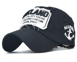 Фото - Молодежная бейсболка Narason черная с лого Oakland - Men box