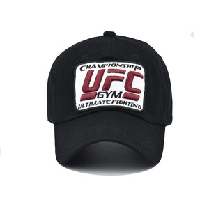 Фото - Чоловіча бейсболка від бренду Narason чорна з лого UFC - Men box
