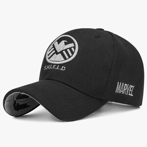 Фото - Бейсболка для мужчин Narason черная с лого S.H.I.E.L.D - Men box