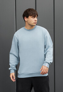 Фото - Свитшот голубого цвета Staff light blue basic fleece - Men box