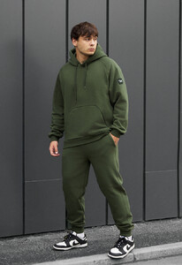 Фото - Спортивный костюм цвета хаки Staff es khaki oversize fleece - Men box