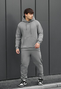 Фото - Универсальный зимний костюм Staff fiv gray fleece - Men box
